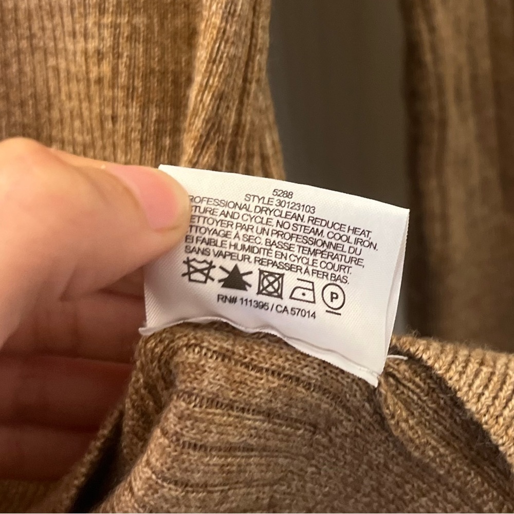 Tory Burch Merino Wool Ribbed Scoop Neck Sweater - Picture 7 of 12
